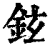 铉(印刷字体·清·康熙字典)